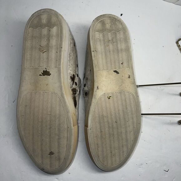 Chocolat Blu Neve Cowhide Design Brown Tan Shoe Size 7.5 - Picture 10 of 10